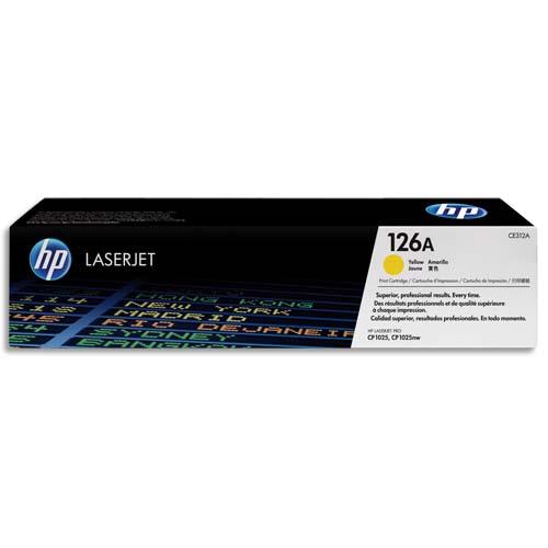 HP Cartouche Laser Jaune CE312A (dont eco-taxe de 0,05 €)