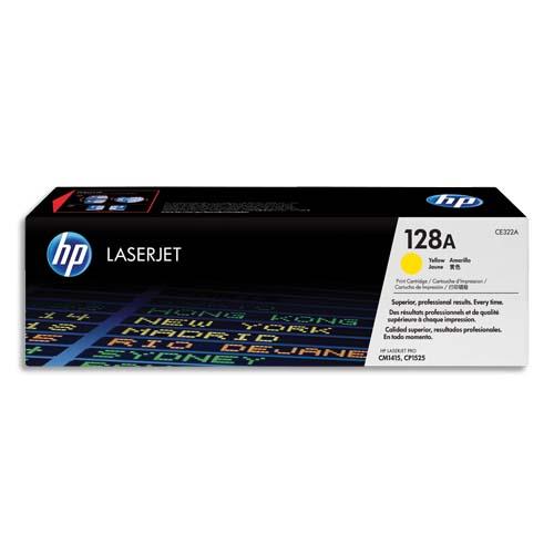 HP Cartouche Laser Jaune CE322A (dont eco-taxe de 0,10 €)