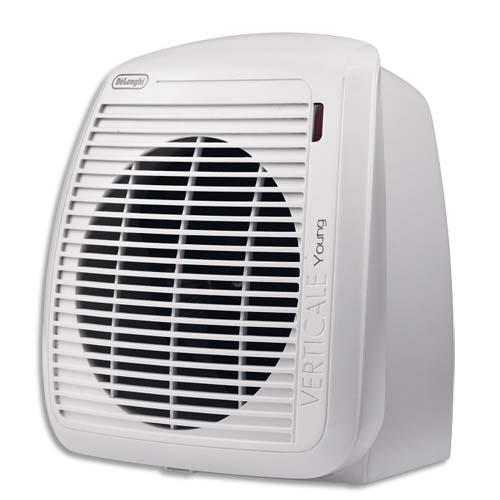 DELONGHI Radiateur soufflant 2000W, thermostat ajustable - Dimensions : L23,8 x H25,4 x P17,7 cm Blanc (dont eco-taxe de 0,83 €)