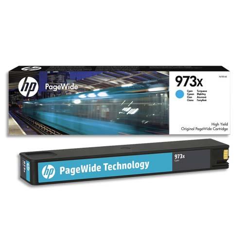 HP Cartouche Jet d'encre Cyan 973X F6T81AE (dont eco-taxe de 0,02 €)