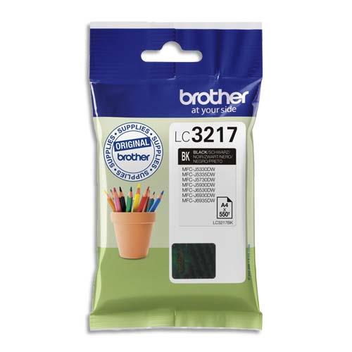 BROTHER Cartouche Jet encre LC3217BK (dont eco-taxe de 0,01 €)