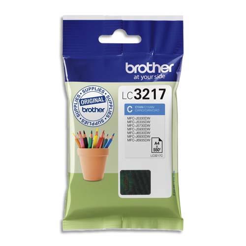 BROTHER Cartouche Jet encre LC3217C (dont eco-taxe de 0,01 €)