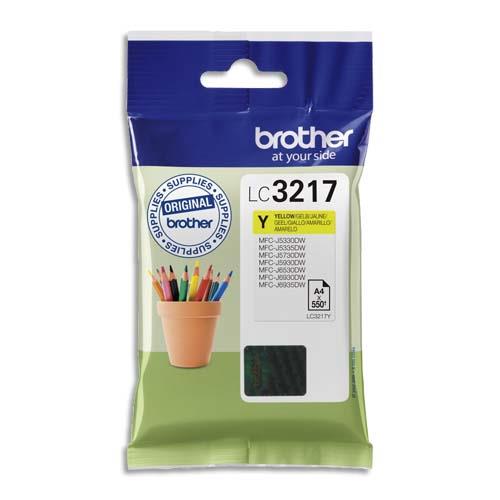 BROTHER Cartouche Jet encre LC3217Y (dont eco-taxe de 0,01 €)