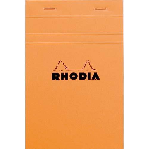 RHODIA Bloc de direction couverture Orange 80 feuilles (160 pages) format A5 réglure 5x5