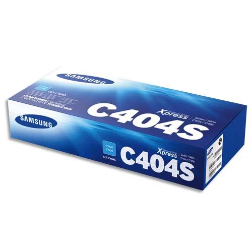 SAMSUNG Cartouche Laser Cyan CLT-C404S (dont eco-taxe de 0,05 €)