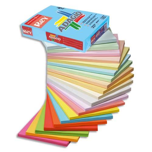 INAPA Ramette 500 feuilles papier couleur vive ADAGIO bouton d'or vif A4 80g