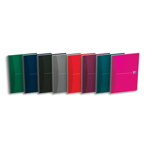 OXFORD Cahier spiralé Essentials 21x29,7 100 pages Seyès. Couverture carte souple assortie