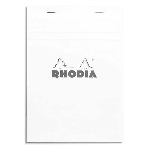 RHODIA Bloc de direction 160 pages n°16 14,8x21cm 5x5. Couverture Blanche