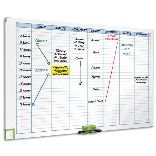 NOBO Planning magnétique hebdomadaire performance 3048201 (dont eco-taxe mobilier de 0,32 €)