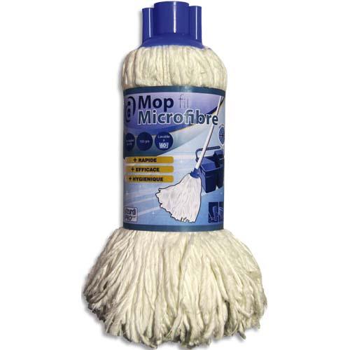 AZURDI Mop Jupe de rechange en microfibre double fonction - Longueur 40 cm