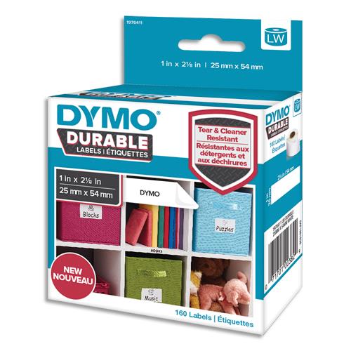 DYMO Rouleau de 160 étiquettes LabelWriter Durable Noir/Blanc25x54mm 2112283