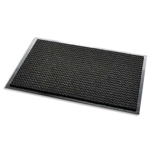 3M Tapis d'accueil Aqua Nomad Noir 65 double-fibres 90 x 60 cm épaisseur 7,5 mm 65001