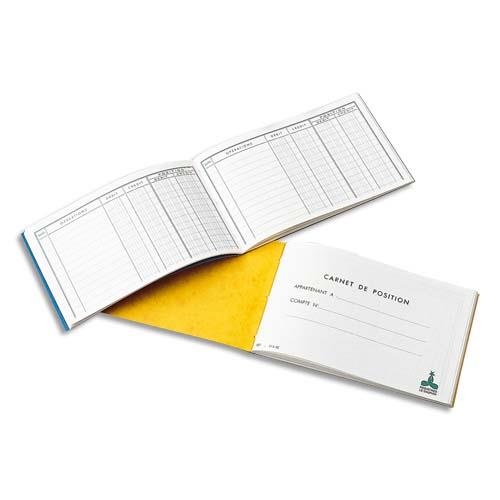 LE DAUPHIN Carnet position de banque 10,7 x 17,3 cm 48 pages