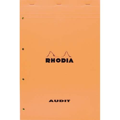 RHODIA Bloc audit format 21x 31,8 80 grammes perforé Jaune