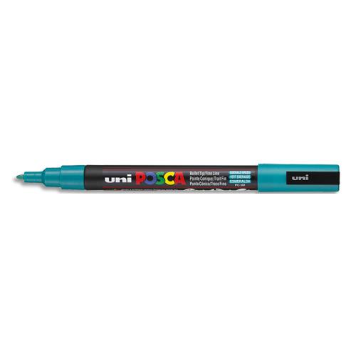POSCA Marqueur Vert émeraude PC3M : Pointe conique fine