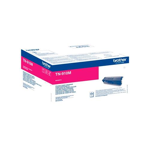 BROTHER Cartouche kit toner Magenta ultra haute capacité TN910M (dont eco-taxe de 0,10 €)