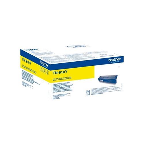 BROTHER Cartouche kit toner Jaune ultra haute capacité TN910Y (dont eco-taxe de 0,10 €)