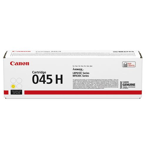 CANON Cartouche Laser 045H Jaune 1243C002 (dont eco-taxe de 0,10 €)