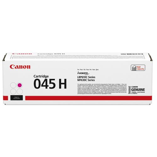 CANON Cartouche Laser 045H Magenta 1244C002 (dont eco-taxe de 0,10 €)