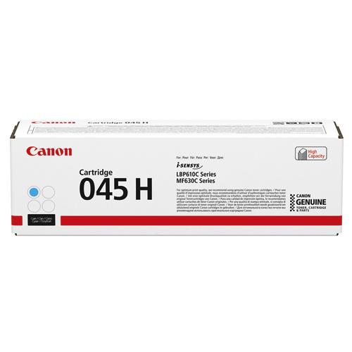 CANON Cartouche Laser 045H Cyan 1245C002 (dont eco-taxe de 0,10 €)