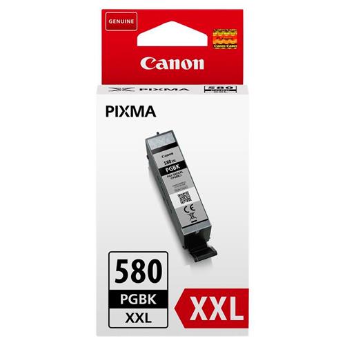 CANON Cartouche Jet d'encre 580 Noir XXL 1970C001 (dont eco-taxe de 0,01 €)