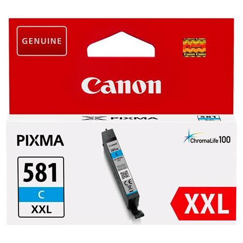 CANON Cartouche Jet d'encre 581 Cyan XXL 1995C001 (dont eco-taxe de 0,01 €)