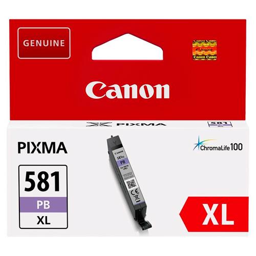 CANON Cartouche Jet d'encre 581 photo Bleu XL 2053C001 (dont eco-taxe de 0,01 €)