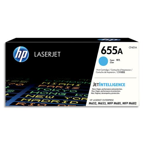 HP Toner Cyan HP655A CF451A (dont eco-taxe de 0,20 €)