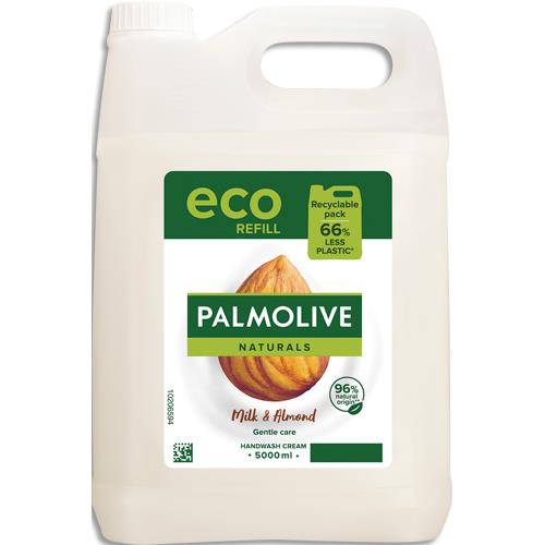 PALMOLIVE Bidon de 5 litres de crème lavante enrichie au lait d'Amandes douces