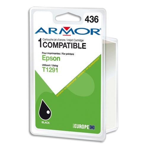 ARMOR Cartouche compatible Jet d'encre Noir EPSON T1291 B12592R1