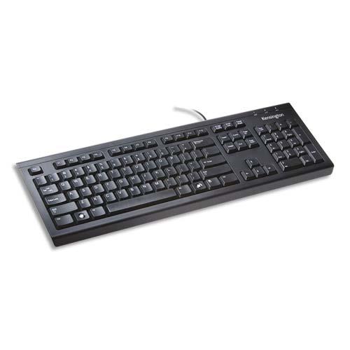 KENSINGTON Clavier filaire ValuKeyboard USB, 1500109FR (dont eco-taxe de 0,11 €)