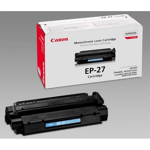 CANON Cartouche Laser Noir EP27pour imprimante LBP3200 (dont eco-taxe de 0,10 €)