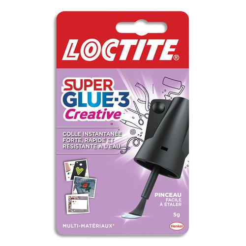 [494643] SUPER GLUE Flacon 5g Colle instantanée liquide (pinceau applicateur)