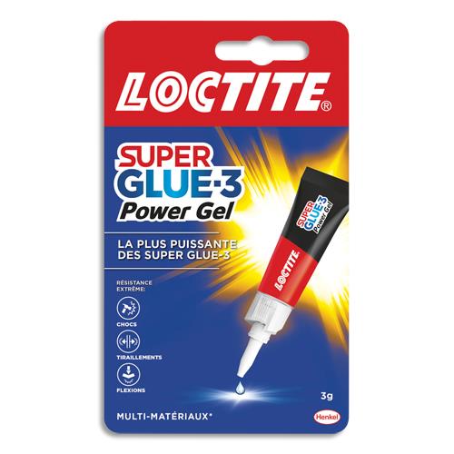 [494651] SUPER GLUE Tube 3g gel Colle instantanée gel