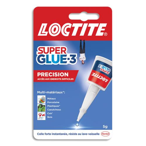 [494678] SUPER GLUE Flacon 5g Colle instantanée liquide (embout de précision) PRECISION