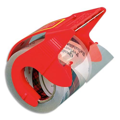 [495029] SCOTCH Ruban adhésif d'emballage en PP 75 microns H50 mm x L20 mètres transparent sur dévidoir 25011