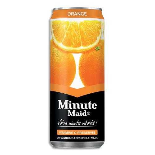 [495991] MINUTE MAID Canette de jus d'Orange de 33 cl