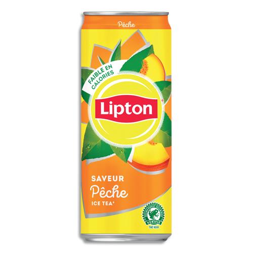 [496032] LIPTON Cannette d'Ice Tea Pêche de 33 cl