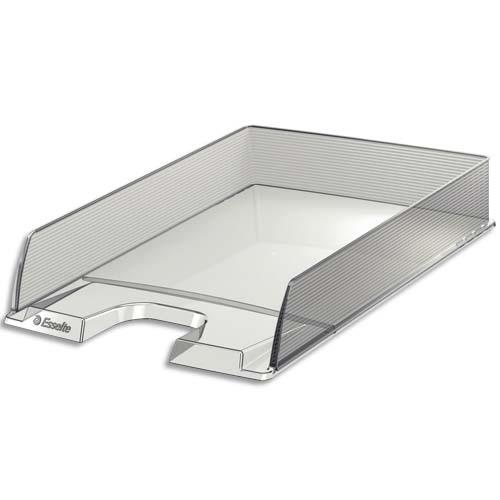 [499384] ESSELTE Corbeille à courrier EUROPOST - Transparent - L25,4 x H6,10 x P35 cm