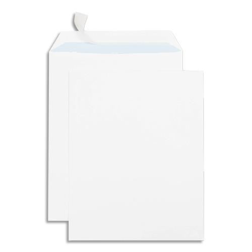 [519849] GPV Boîte de 250 pochettes auto-adhésives vélin Blanc 90g format 260x330 24