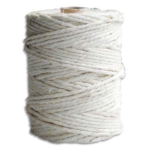[521027] Pelotte de ficelle sisal écrue 0,6/3 résistant à 110 kg - L200 m x H16 cm et diamètre 11,5 cm