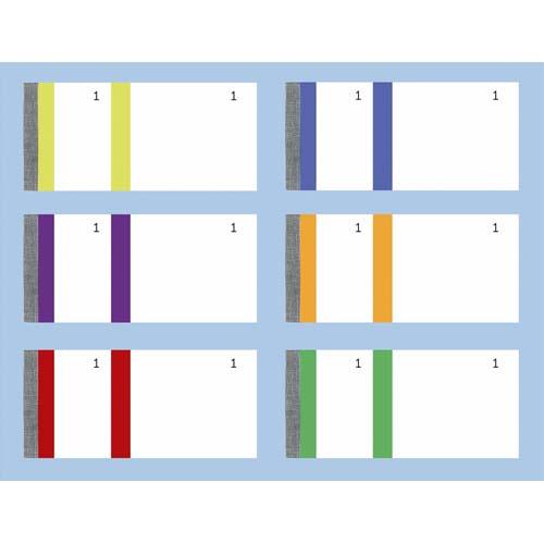 [524791] EXACOMPTA Bloc vendeur 100 feuillets 60x135 mm assortis