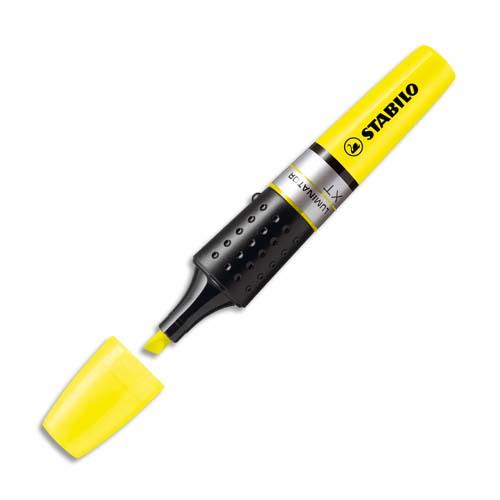 [527739] STABILO LUMINATOR surligneur pointe biseautée - Jaune fluo