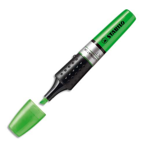 [527747] STABILO LUMINATOR surligneur pointe biseautée - Vert fluo