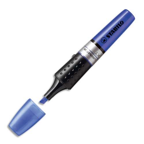 [527763] STABILO LUMINATOR surligneur pointe biseautée - Bleu fluo