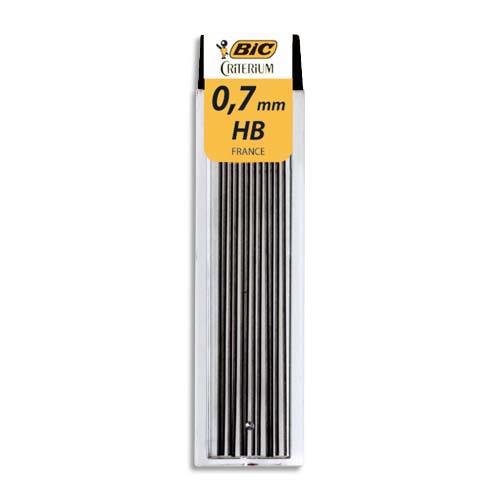 [528289] BIC Mines Graphite - 0,7 mm HB, Etuis de 12 Mines