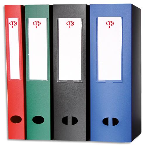 [528735] PERGAMY Boîte de classement dos de 6 cm, en polypropylène 7/10e. Coloris assortis