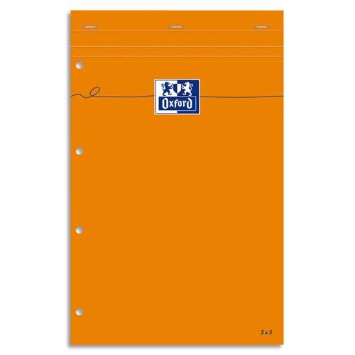 [529357] OXFORD Bloc IDEA format 21x32 cm ligné Jaune 80 grammes perforé 302318