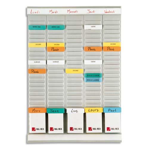 [532312] NOBO Planning WEEKLY PLANNER 5 bandes de 24 fiches indice 2 (dont eco-taxe mobilier de 0,17 €)