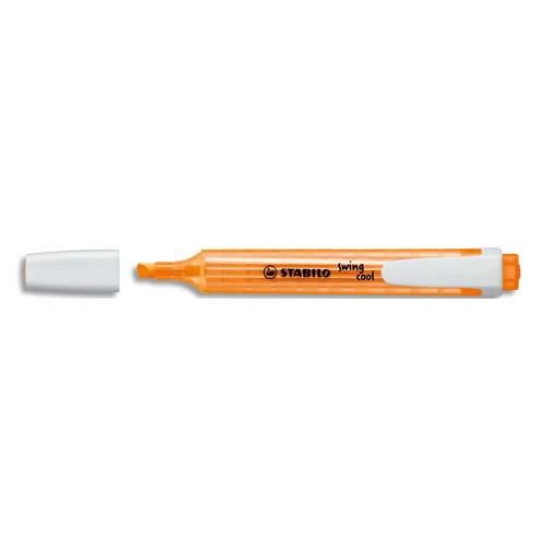 [535637] STABILO swing cool surligneur pointe biseautée - Orange fluo